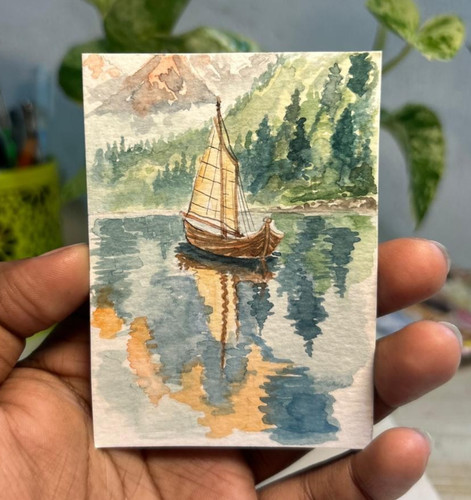 Peinture aquarelle originale