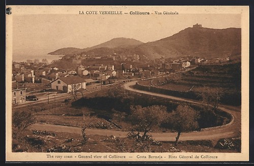 Cpa collioure vue générale - collioure,,