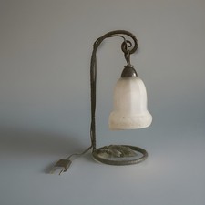 Lampe art deco vintage fer