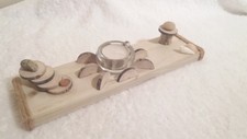  bougeoir et bougies en bois