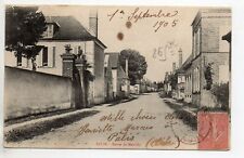 PALIS  Aube CPA 10 La route de Marcilly le Hayer