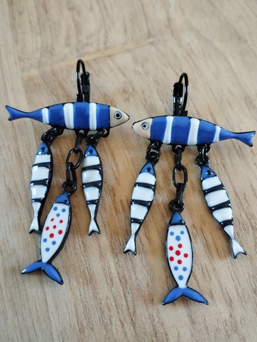 Boucles oreilles poissons - d'oreilles,