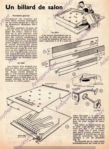 Billard salon pour - pour, /