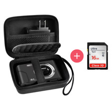 Etui Rigide pour Appareil Photo Compact + carte mémoire Ultra SD 16Gb