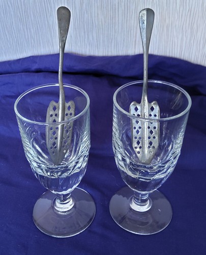 Anciens verres absinthe - 2,