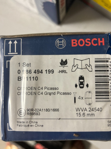 Bosch bp1110 plaquettes - bp1110, de