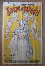 Ancienne affiche spectacle BONNE D'ENFANT ! signée MISTI théâtre NOURRICE nounou