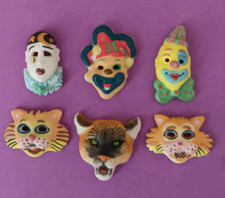 Au choix MASQUE CARNAVAL des enfants 2004 CLOWNS  ANIMAUX  porcelaine