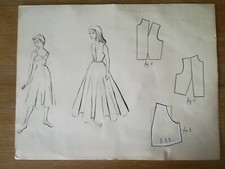 tf094 croquis école couture