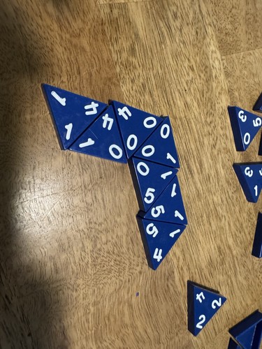 Triominals triominos plastic - triominos,