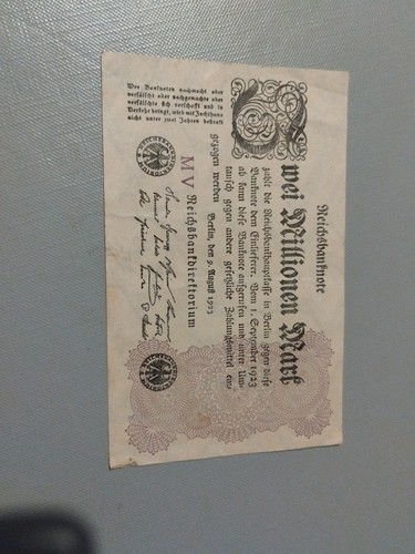 Billet allemagne 2 millionen - billet,, allemagne,
