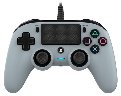 Contrôleur filaire gris ps4 - filaire,