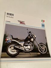 Morini 500 Excalibur 1992 carte moto de collection Atlas Italie