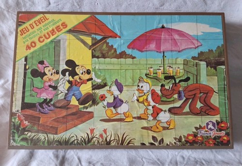 Ancien puzzle cubes mickey - ancien,