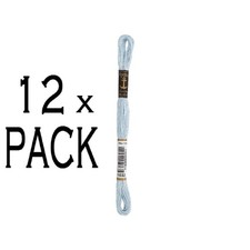 12x Anchor Torsade 8m, bleu clair, coton, couleur 1032, 6 fils