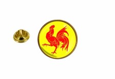 pins pin badge pin's drapeau wallonie wallon belgique rond