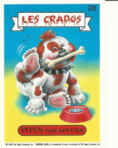 Carte les crados titus - carte, "les