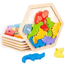 Puzzle en bois jouet dessin