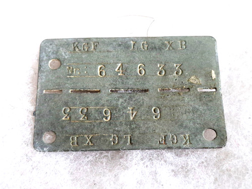 Une plaque stalag - une, de