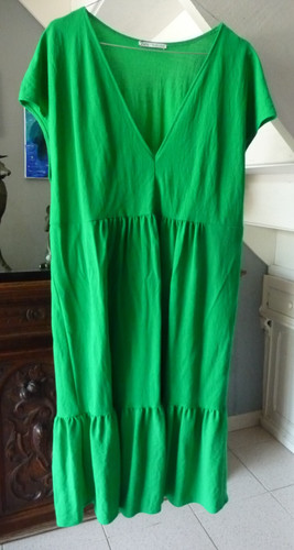Robe verte marque zara - marque,