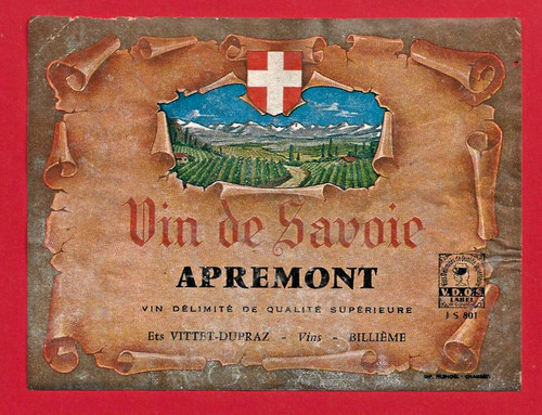 102 étiquette vin savoie - Étiquette,