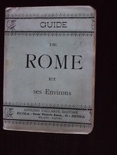 ROME et ses environs,Guide illustré Carte-XXème
