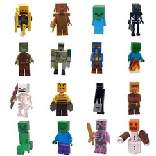 Minifigures LEGO Minecraft mobs et PNJ - liste choix