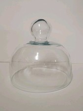 Ancienne Cloche En Verre Soufflé Idéal Gâteau Fromage Déco 