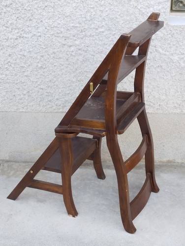 Chaise escabeau style louis - style,