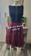 Sublime robe de soirée EVA BRAZZI taille 34 marque brésilienne de luxe