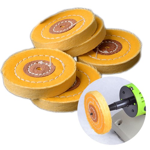 Roue polissage tissu à - en,