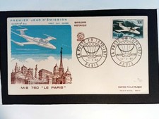 1959  Morane-Soulnier MS 760 Paris Enveloppe 1er JOUR FDC 72