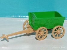 PLAYMOBIL CHARIOT EN BOIS VERT