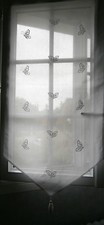 rideaux , voilages papillons 1