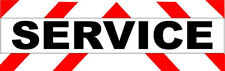 Autocollant SERVICE pour