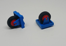 LEGO : 2x Roue Pneu Avion