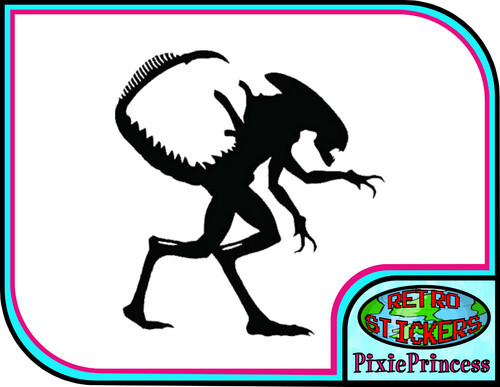 Alien xenomorph autocollant - f,