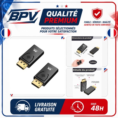 Adaptateurs displayport vers - displayport,