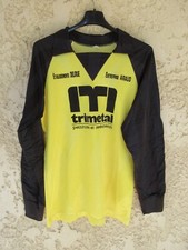Maillot goal vintage années 80 porté n°1 Trimétal Delrue Airaud shirt maglia M
