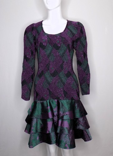 Robe vintage chacok violette - robe,