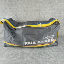 Circuit Paul Ricard  Sac Sport Voyage Holdall Gris Jaune Rare 55 Cm X 23 X 28 H