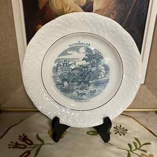 Assiettes anciennes parlantes