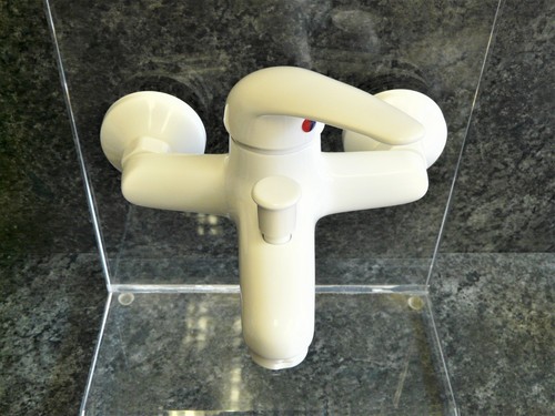 Robinet baignoire blanc - robinet, de
