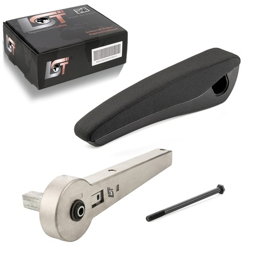 Accoudoir couss tissu noir - tissu,