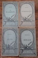 CLASSIQUES HACHETTE - LOT DE 4 LIVRES - COLL. RENE VAUBOURDOLLE - ANNNES 30 - BE