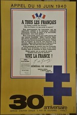 30e anniversaire appel du 18