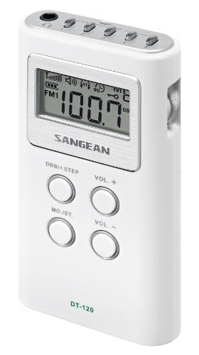 Sangean dt120white pocket - sangean,