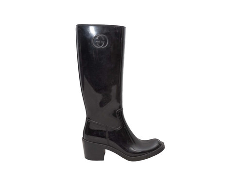 Black gucci rubber - black,