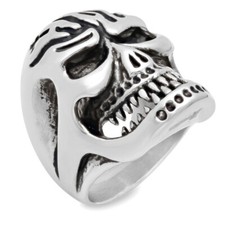 Acier Inoxydable Homme Skull