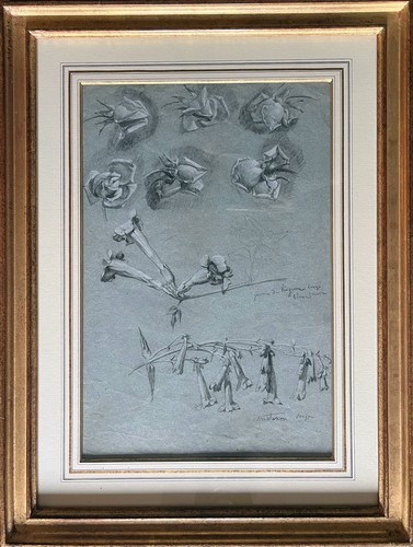 Tableau etudes fleurs - etudes,